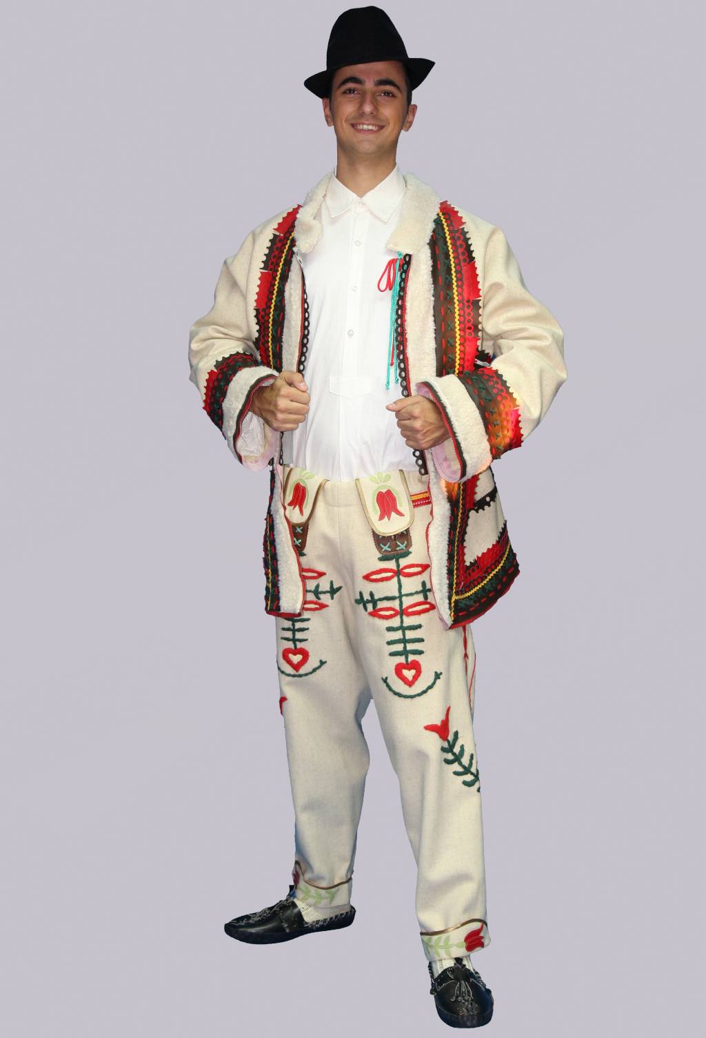 National male winter costume from Banat